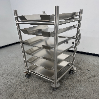 Stainless Steel Tray Cart image 1